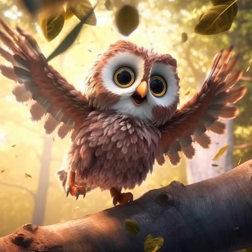 Oliver – the owl was more than happy after everyone conquered their procrastination.